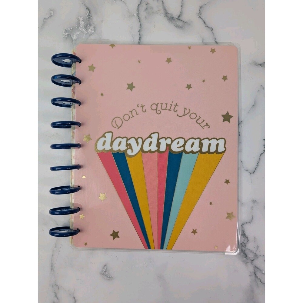 Happy Planner Set: Cover, Bookmark, Notes Stickers and 9 Discs *Read Description